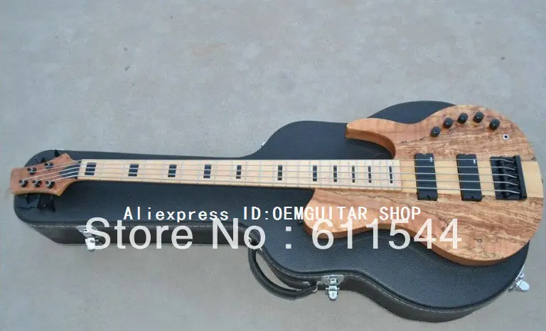 Новое поступление 5 струн одна штука круглый натуральный электрический бас