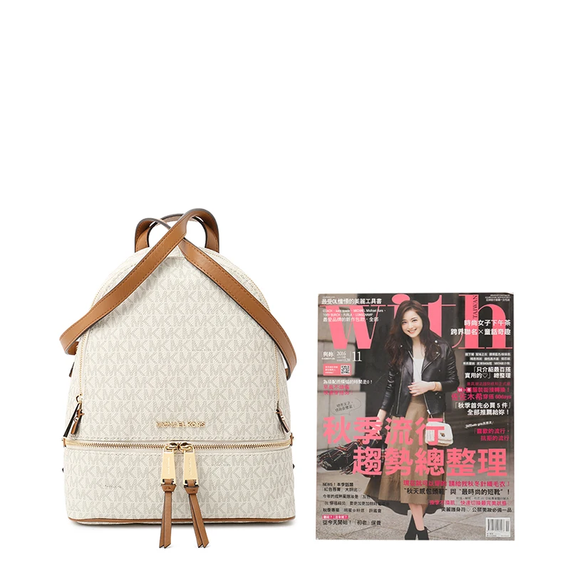 Подлинная оригинальная и совершенно новая женская сумка Michael Kors MK Rhea Zip MD рюкзак