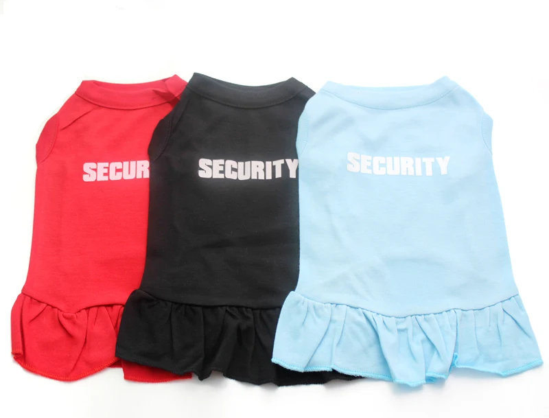 Платье для собак рубашка жилет кошек и щенков 100% хлопок летняя одежда