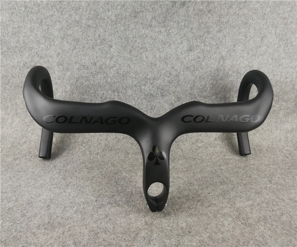 Full carbon UD Matte Black logo Black Colnago carbon road bike Handlebar Bicycle Handlebar with 400/420/440mm*90/100/110/120mm