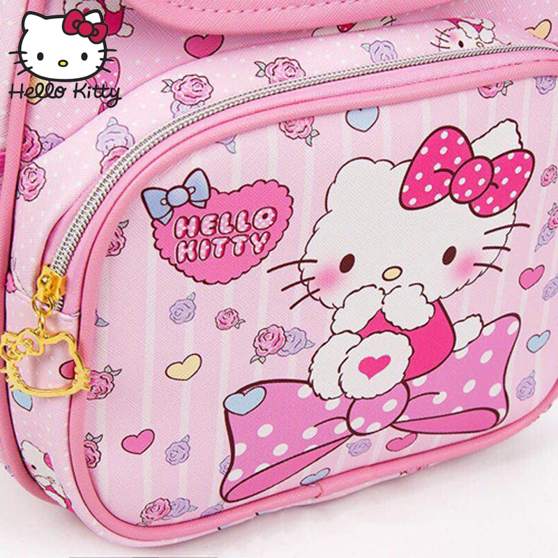 Сумка Hello Kitty милый мультяшный рюкзак модная розовая сумка на плечо из