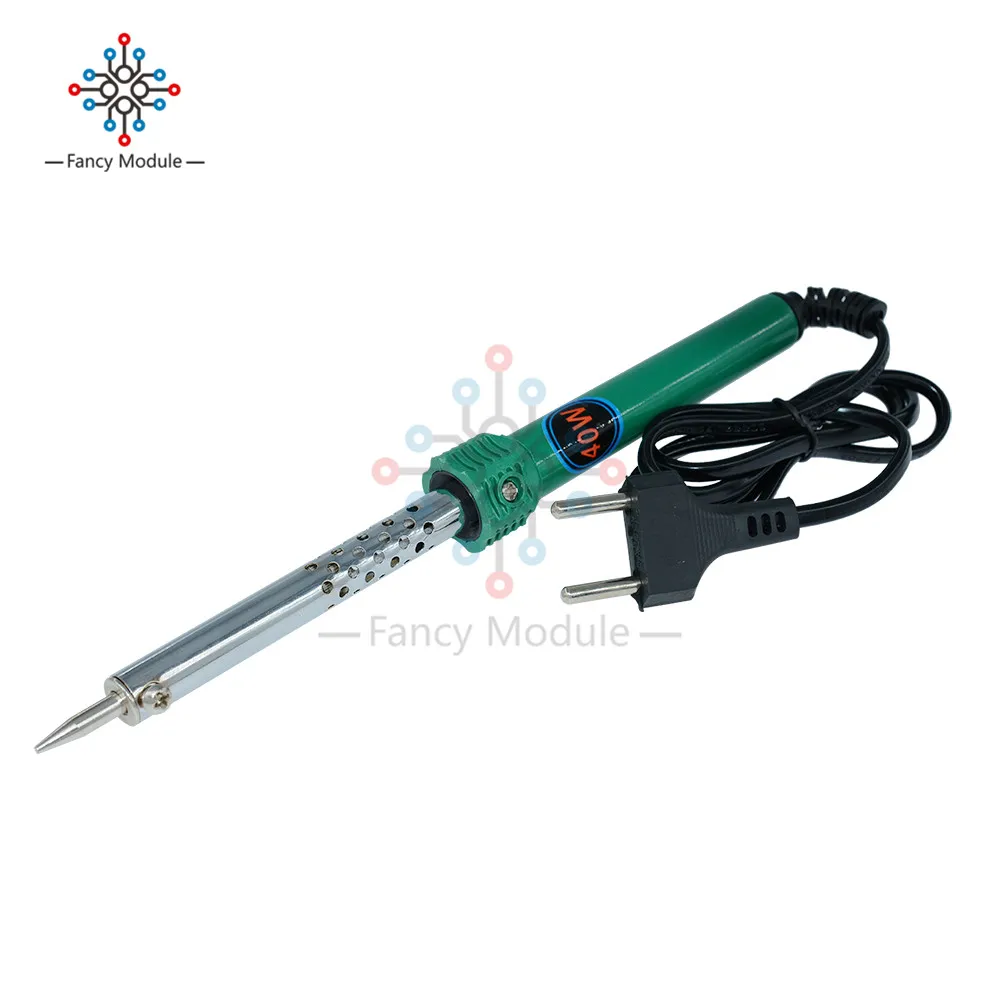 

DIY 40W 220V-240V 40Watts Electric Welding Soldering Iron Tool Solder Iron Tool Fast Heat up Temperature Gun Pencil Type EU Plug