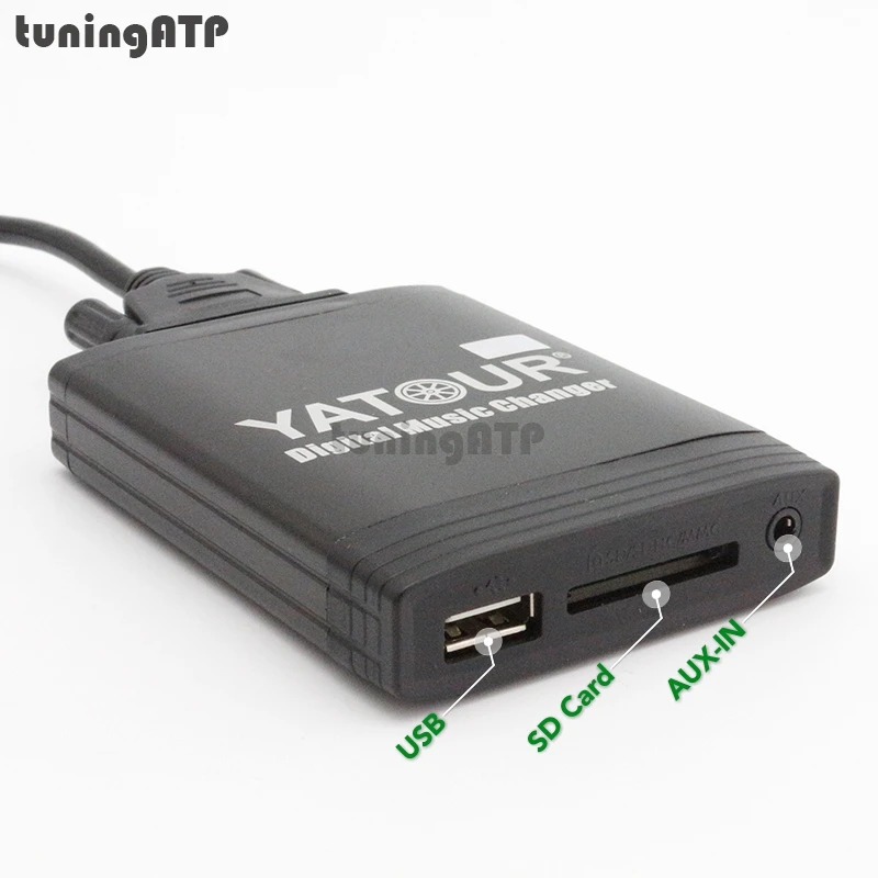 Цифровой музыкальный адаптер YATOUR USB SD Aux in MP3 интерфейс для Volkswagen Passat B5 B5.5 Delta 6