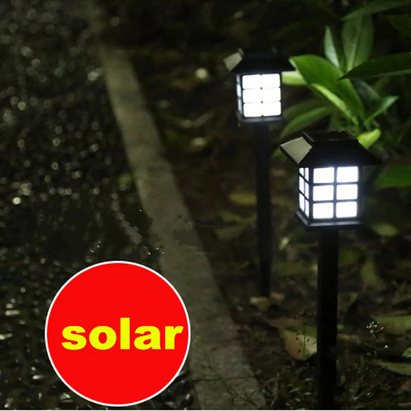 

4pcs High Brightness Square LED Solar Waterproof Lawn Light Garden Light Landscape Garden Path Light Outdoor Lamp