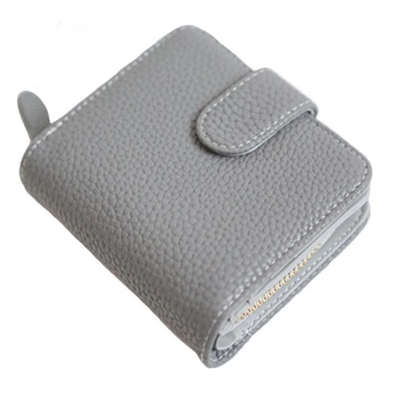 Роскошный кошелек Bacisco из мягкой кожи с застежкой маленький клатч для девочек