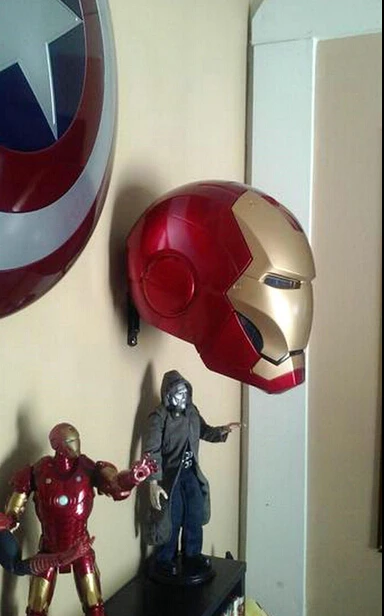 Стеллаж для шлема с настенным креплением дисплей хранения Железный