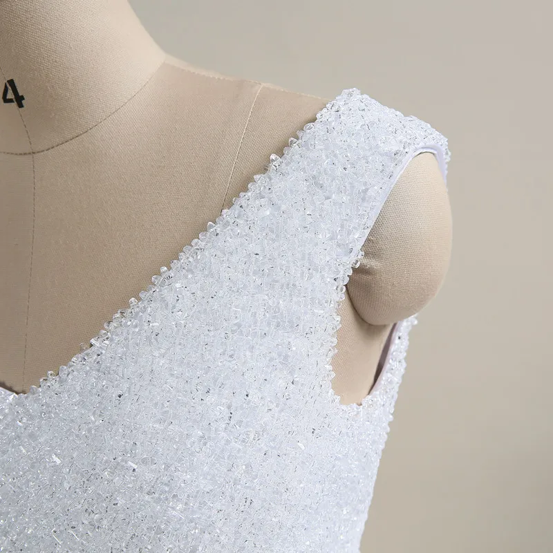 Свадебное платье с V образным вырезом и бусинами 2019|wedding gowns|gown weddingball gown wedding dresses |
