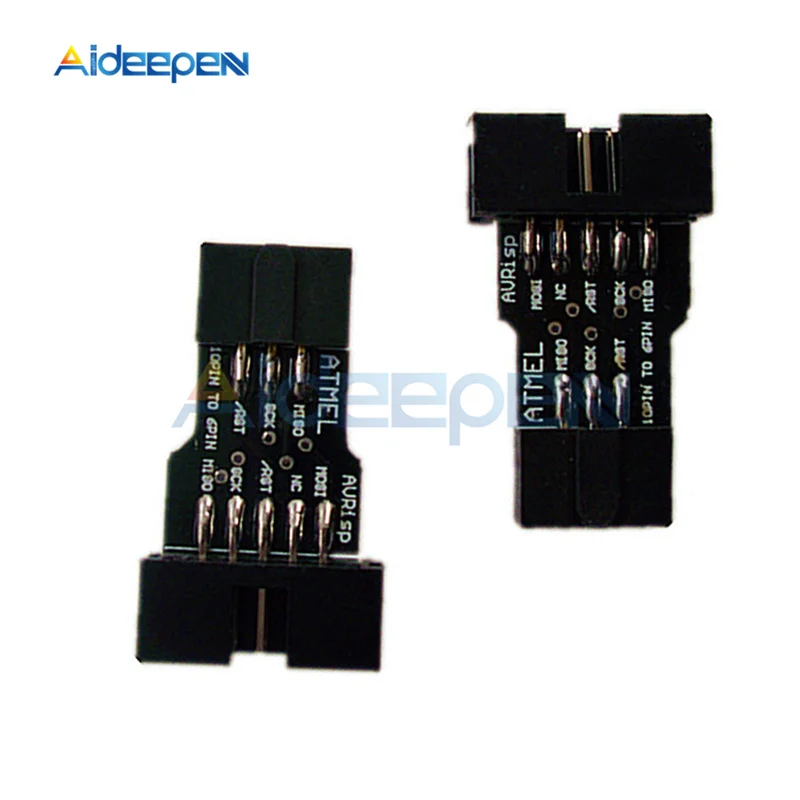 10 Pin до 6 Pin плата адаптера ISP интерфейс конвертер для Arduino AVR MCU макетная плата AVRISP USBASP STK500 программист