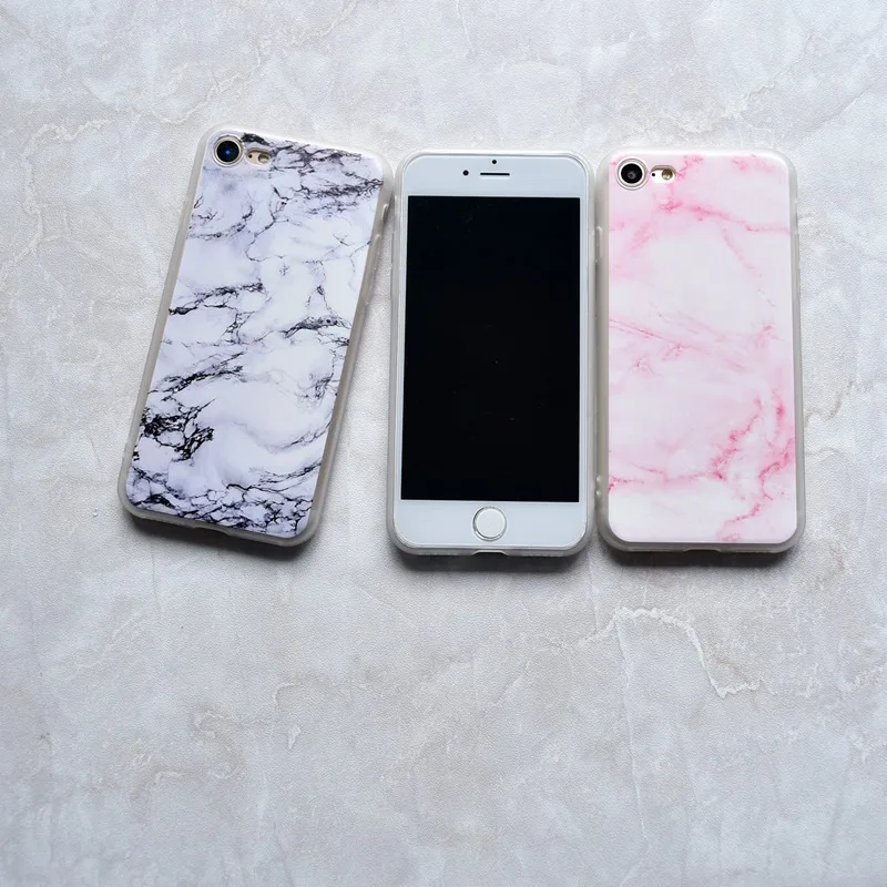 Горячий Мраморный Камень Шаблон мягкий силиконовый Чехол Для iPhone 6 Крышка iphone S