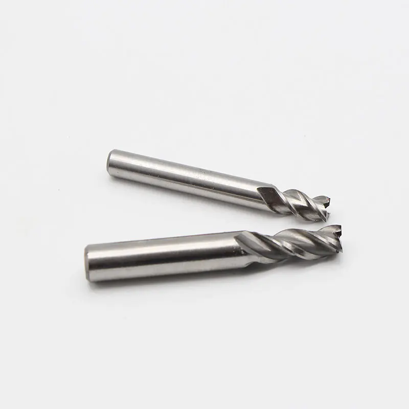 

End Mill HSS 10Pcs Set 3Flutes 2 to 10mm Milling Cutter Straight Shank Router Bit CNC Tools CNC Drill Bit for Milling Machine