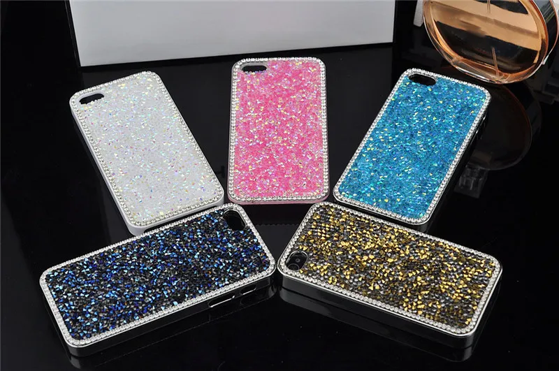 Мода роскошные побрякушки горный хрусталь блеск кристалл твердый переплет чехол