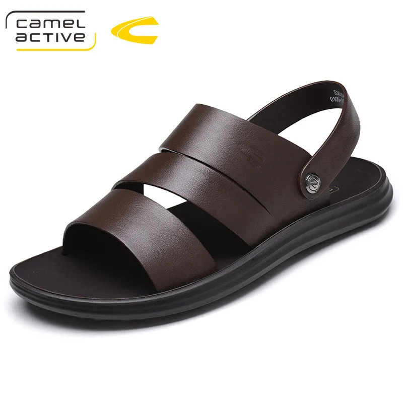Босоножки Camel Active мужские из спилка модные сандалии Повседневная пляжная обувь