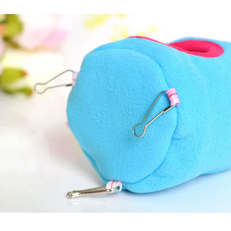 S/L Милая малая клетка для животных домик зимний теплый домашних хомяк плюшевое