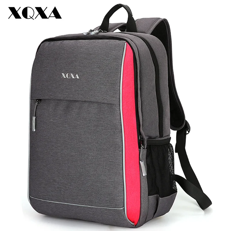 XQXA Водонепроницаемый женский рюкзак для школьников подростков передний съемный