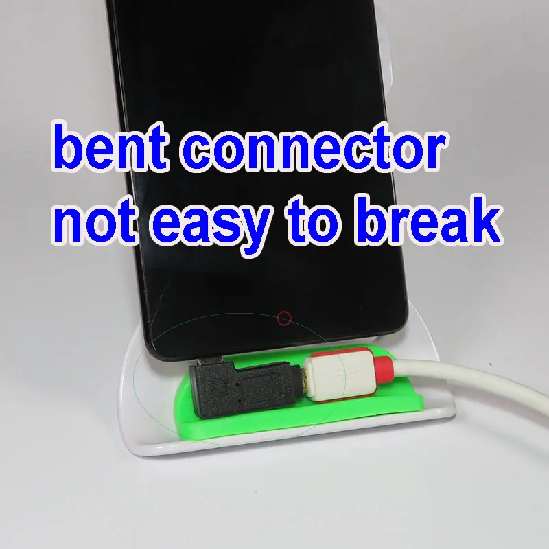 Изогнутый коннектор micro USB 90 градусов прямоугольный адаптер для usb кабеля