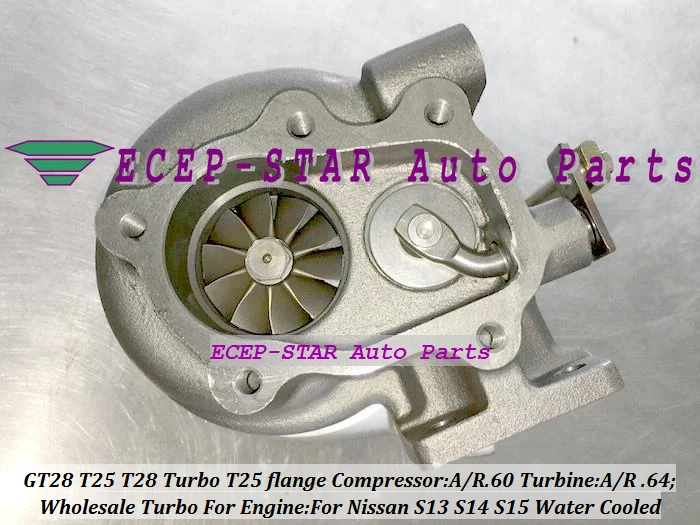 Турбокомпрессор T25T28 T25/28 T25 T28 для NISSAN Silvia Bluebird S13 S14 S15 180SX 200SX 1.8L 2.0L Com A/R. 60 турбина 64 |