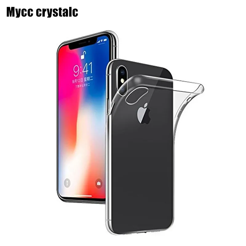 Прозрачный мягкий гибкий чехол из ТПУ для Apple iPhone 11 Pro Max X 8 7 6s 6 Plus 5 5S 5c SE 4 4S Ультра