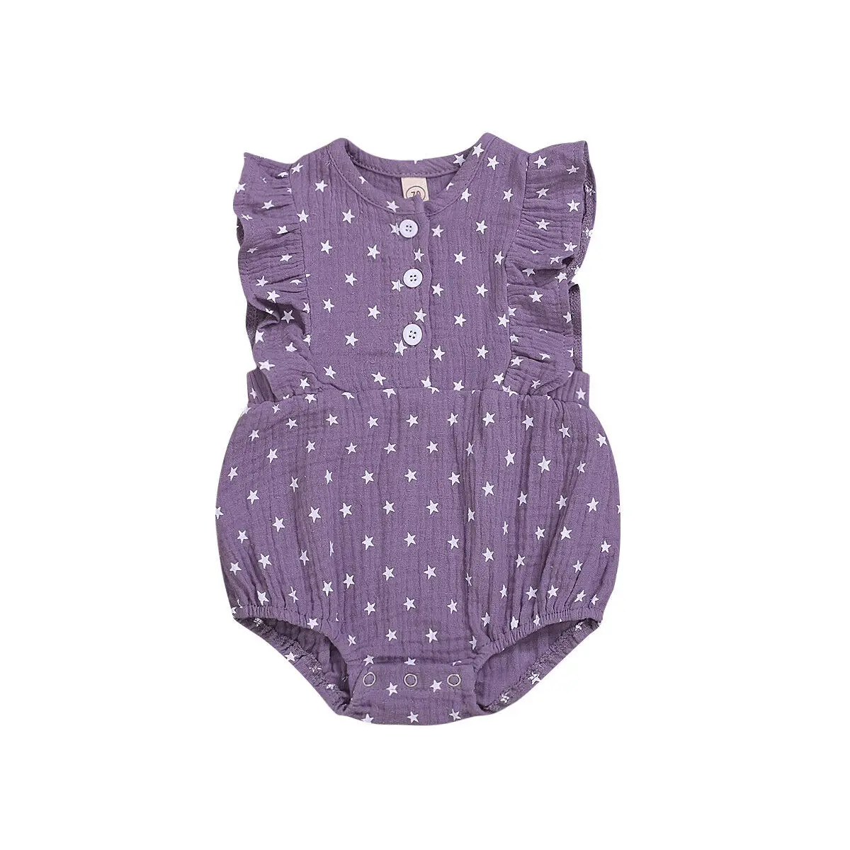 Toddler Baby Girls Romper Star Print Sleeveless Jumpsuit Summer Clothes Outfits | Мать и ребенок