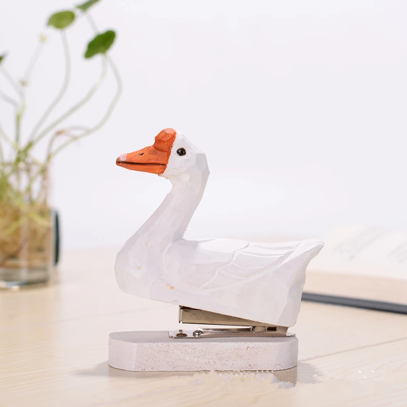 MIRUI творческая ручная резьба искусственный лес винтажные Животные Сова Лебедь