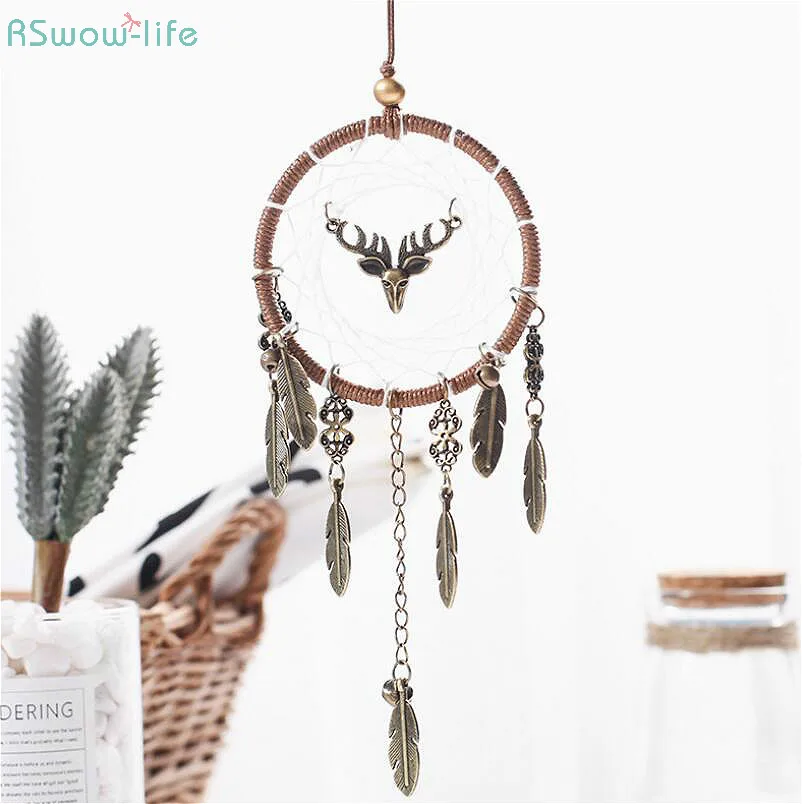 

Artificial Dreamnet Hanging Gift Of Retro Alloy Feather For Students Home Decoration Girl Room Decor Supplies Hanging Ornements