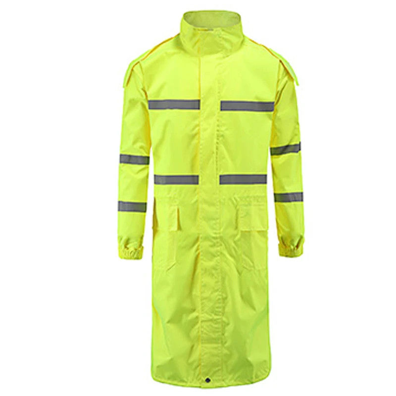 Длинный светоотражающий дождевик для взрослых уличная тренировочная Рабочая