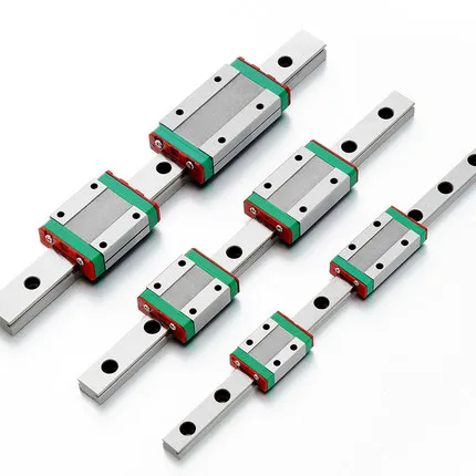 Детали для 3d печати с ЧПУ Kossel Mini MGN7 MGN12 MGN15 MGN9 миниатюрная линейная направляющая 1 шт. MGN9 линейная направляющая+ 1 шт. MGN9 H каретка