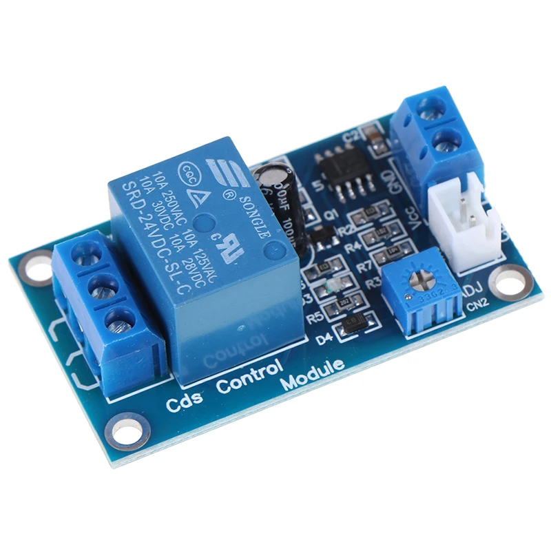 1 комплект DC 24 В светильник переключатель управления реле фоторезистора модуль