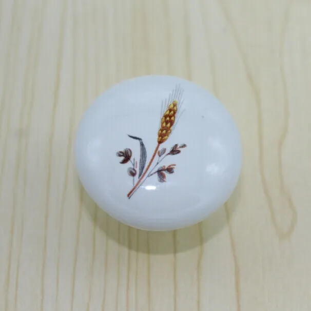 Диаметр 38 мм керамические ручки кухонного шкафа белый керамический ящик комод