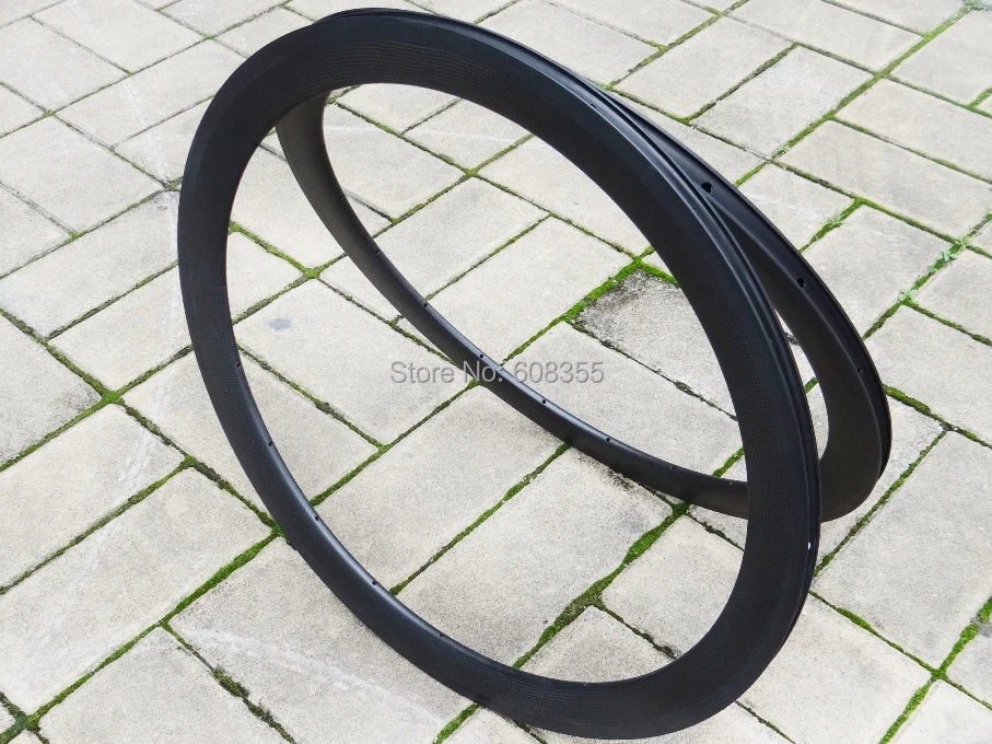 FLX RIM C05 : 3K углеродный матовый велосипедный шоссейный велосипед 700C Clincher обод