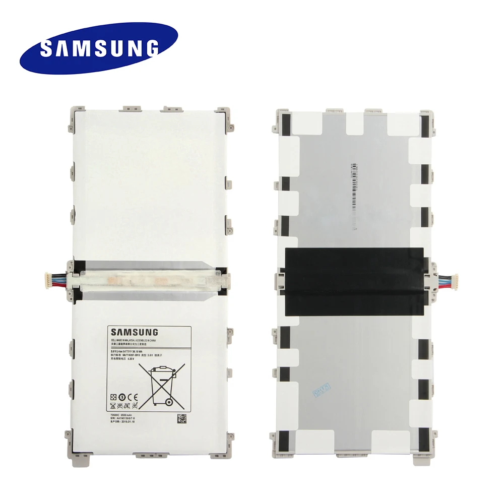 Оригинальный P905 планшетный аккумулятор T9500E T9500K для Samsung Galaxy Note 12 2 P900 P901 SM T900 9500mAh