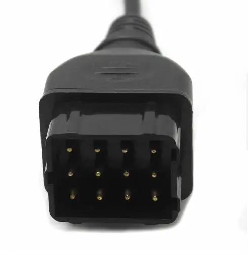 Top Quality for Russian GAZ 12Pin Male to OBD OBD2 DLC 16 Pin 16Pin Female car obd2 Adapter Converter Cable 12 PIN | Автомобили и