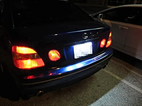 Супер яркий светодиодный светильник для номерного знака 18 SMD Lexus IS300 GS300 GS400 GS430 ES300