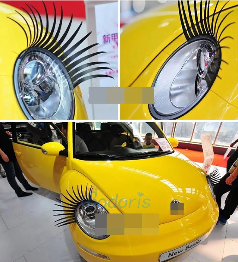 Для BMW Mini Cooper Countryman R55 56 57 58 F55 F54 Очаровательная наклейка для ресниц автомобильные