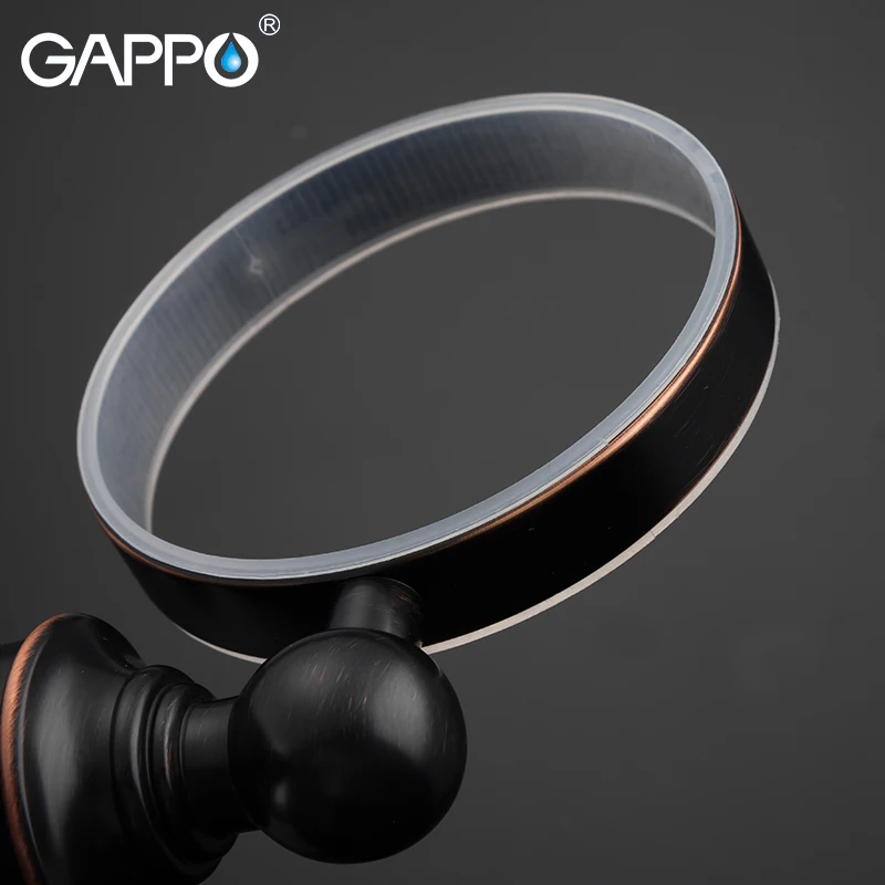 Настенный держатель для туалетной щетки GAPPO черный керамической чашки