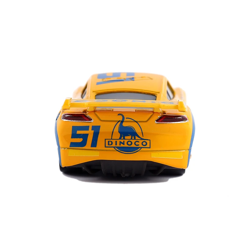 Disney Pixar Cars 3 2 Dinoco Cruz Ramirez & Jackson Storm Metal Diecast Toy Car 1:55 Lightning McQueen абсолютно новый в