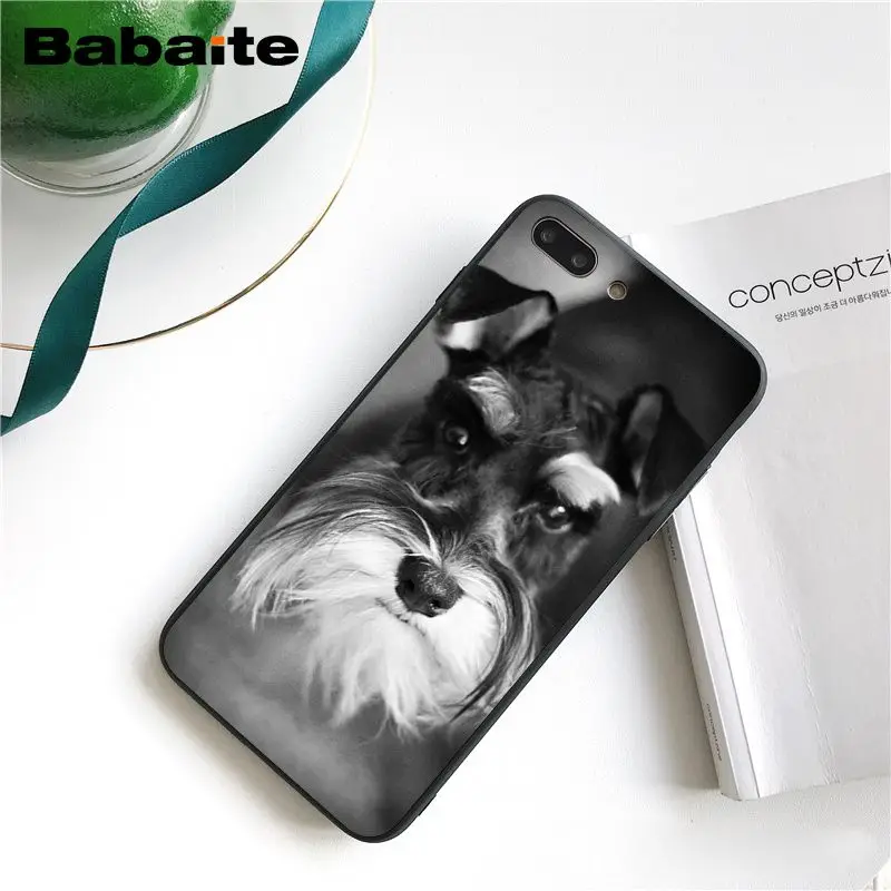 Babaite чехол для телефона с милыми собаками Шнауцер для iphone 11 Pro 11Pro Max 8 7 6 6S Plus X XS MAX 5 5S SE XR - Цвет: A16