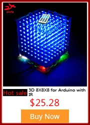 Новейший красочный RGB елки светодиодные электронные diy Набор