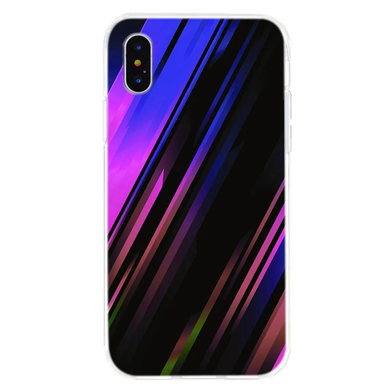 Чехол для Телефона iPhone X XS XR мягкий тонкий чехол с ночным мотивом iphone 6 S 7 8 Plus 10 Fundas
