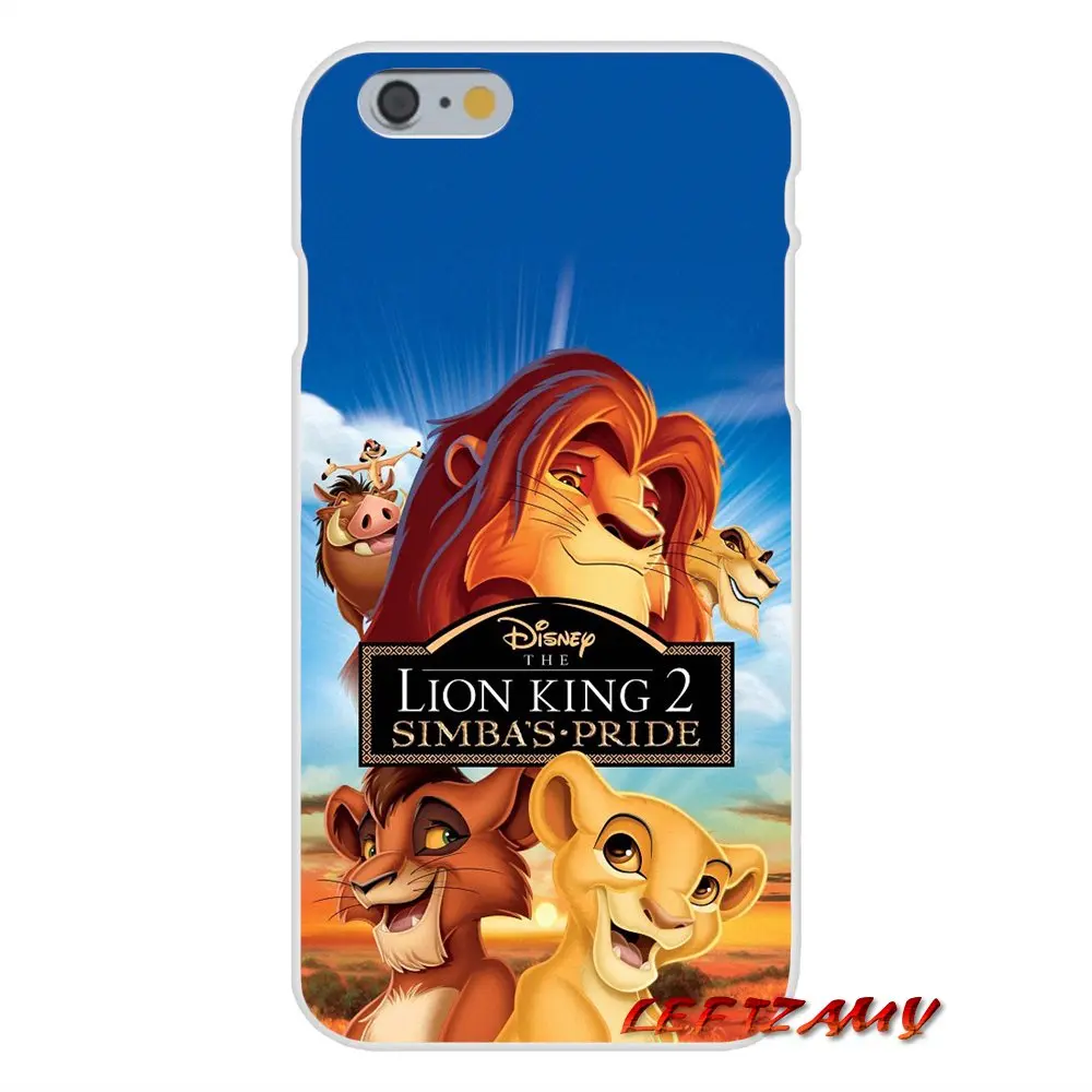 Чехол для мобильного телефона iPhone X XR XS MAX 4 4S 5 5S 5C SE 6 6S 7 8 Plus ipod touch comic The Lion King Hakuna Matata