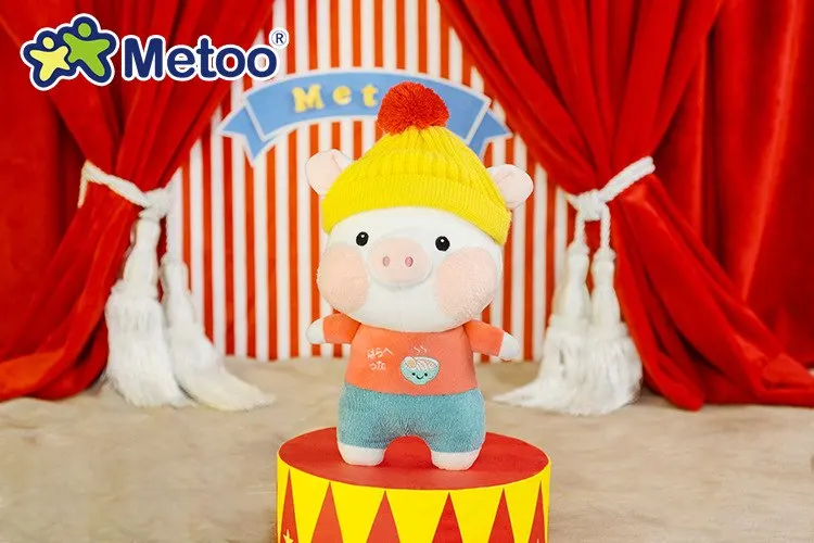 24 см кукла Metoo набивные плюшевые игрушки животные мягкие детские игрушки для девочек Дети мальчики подарок на день рождения Kawaii мультфильм свинья