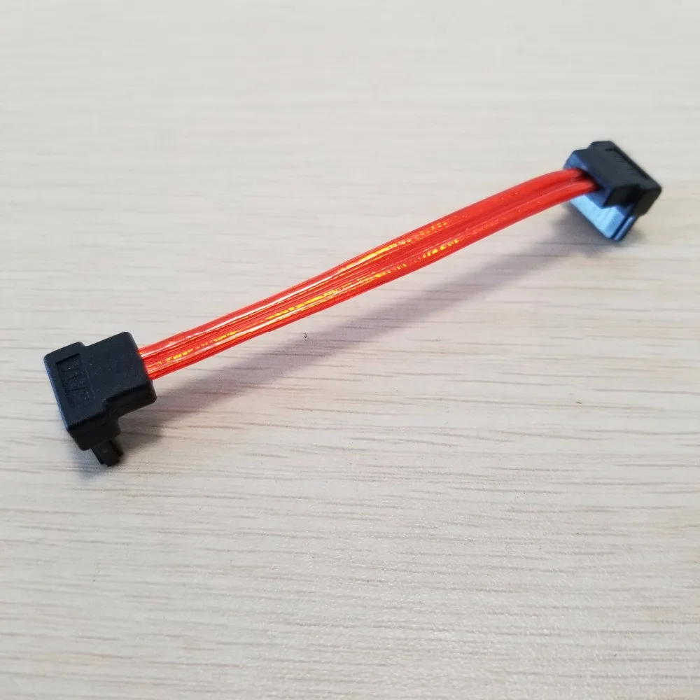 

10pcs/lot Custom SATA Cable Adapter Data Cable Ultra Soft Red 10cm