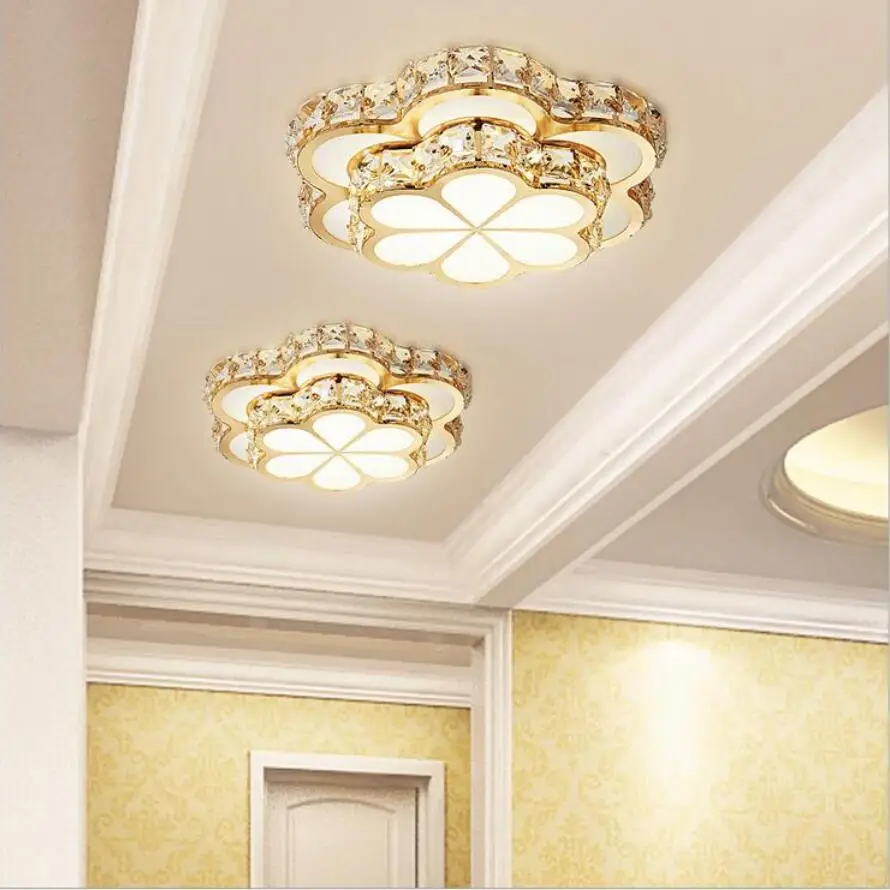 Роскошный светодиодный кристаллический Потолочный светильник K9 s Светодиодные