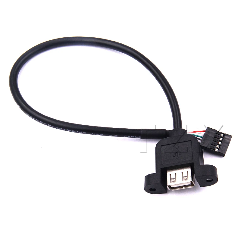 1 шт. новейший разъем 2 54 мм 5-контактный мама к USB A 0 Удлинительный кабель с
