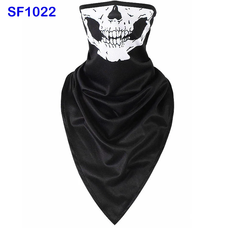 SF1022 WildSurfer плюс треугольные Braga Cuello походные шарфы для верховой езды дышащие полулицевые маски черепа велосипедная Лыжная бандана для рыбалки FJ37 - Цвет: SF1022