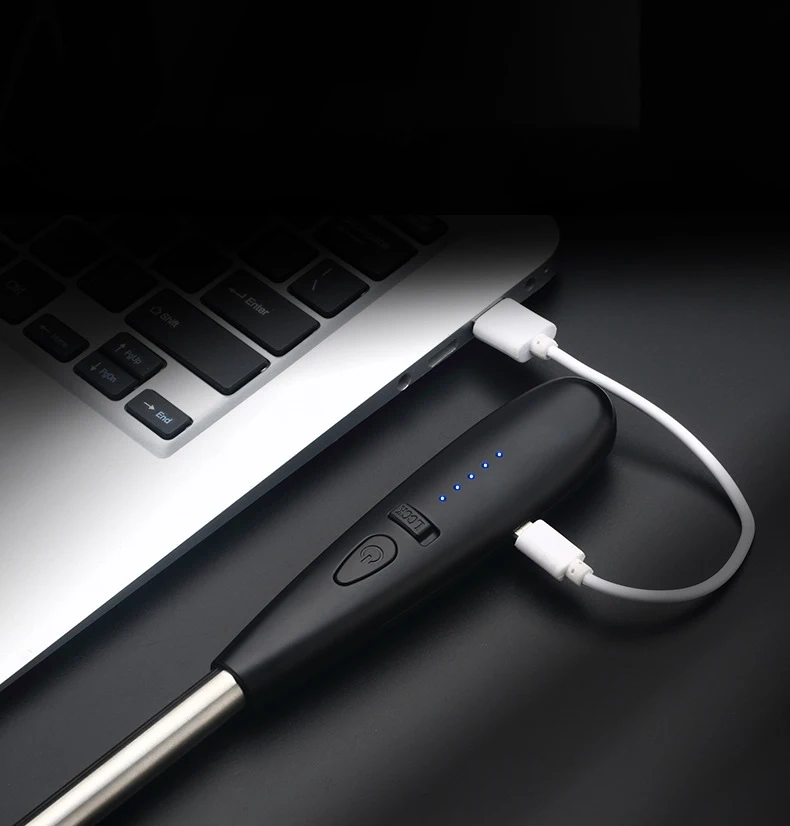 Барбекю зажигание пистолет Usb Электронная зажигалка плазменная дуговая Зажигалка для свечей беспламенная газовая плита фонарь Зажигалка кухня зажигание