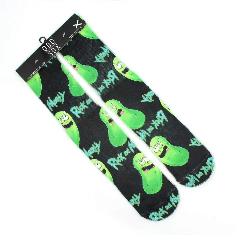 POFUNUO 4x16 &quotin Rick and Morty Pickle MEESEEKS хлопковые носки цветные колготки Косплей Костюм