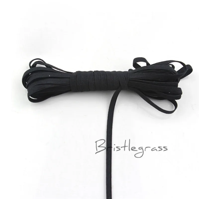 BRISTLEGRASS 5 ярдов 4 мм античный белый сплошной цвет обтягивающие резинки спандекс