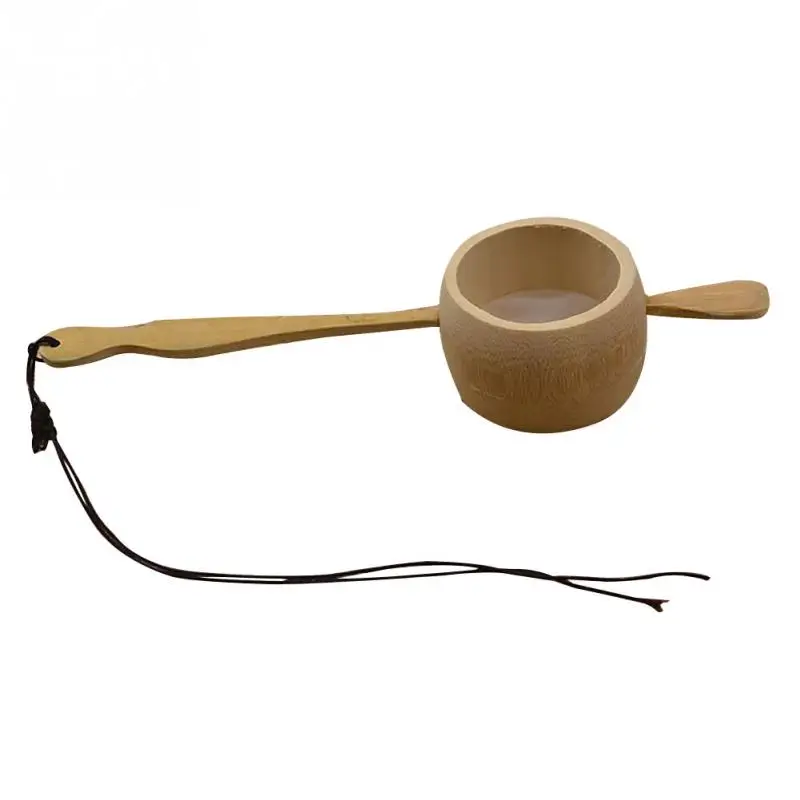 Ручной работы Натуральный Бамбуковый ситечко для чая многоразовый фильтр чайные