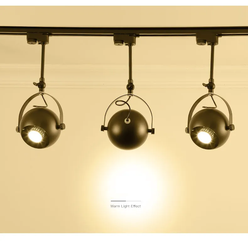 Vintage Ceiling Lights LED Spot Ceiling Lamp Retro loft cloth shop light for kitchen living room Luminaria light fixtures