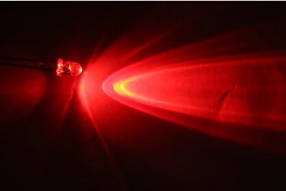 Микс вода чистая сквозное отверстие 3 мм красная Мерцающая Свеча LED диод|diode|diode